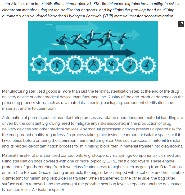 Changing Gear: How to Mitigate Risks in Cleanroom Manufacturing 